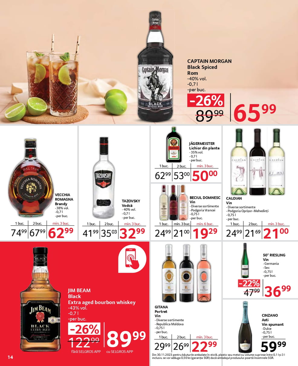 catalog Selgros alimentar